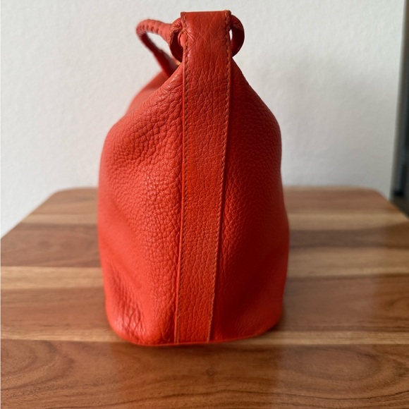 FIRM - Bottega Veneta Orange Hobo style Leather Purse - Picture 3 of 12